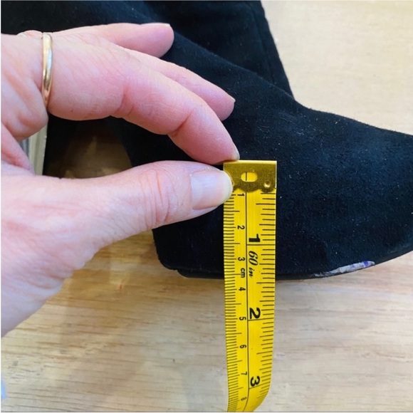 Giuseppe Zanotti black with silver heels hidden platform bootie EUC - Picture 8 of 8